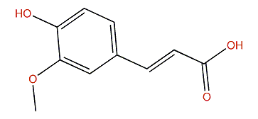 3-(4-Hydroxy-3-methoxyphenyl)-2-propenoic acid